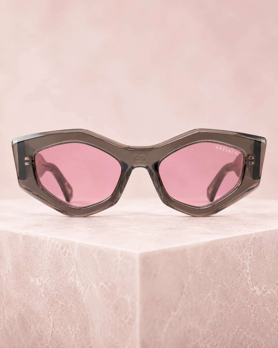 Baggashe Sunglasses Pink view 1