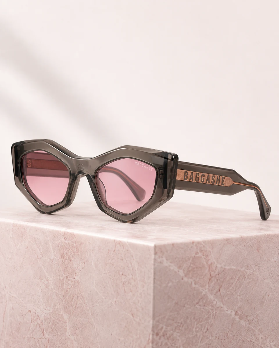 Baggashe Sunglasses Pink view 2